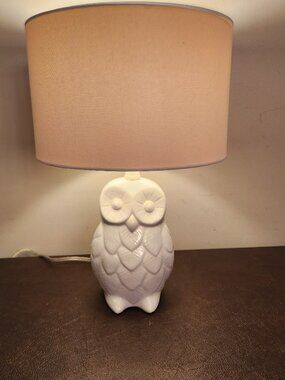 Owl Table Ceramic Lamp